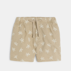 Short imprimé beige Fille