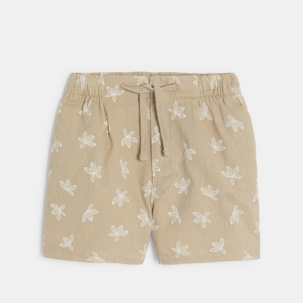 Short imprimé beige Fille Short imprimé beige Fille