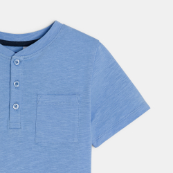 T-shirt tunisien uni bleu...