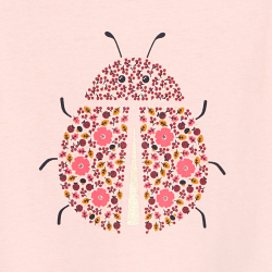 T-shirt coccinelle rose...
