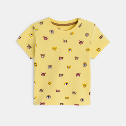 T-shirt animaux jaune bébé...