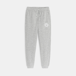 Jogging en molleton gris Fille