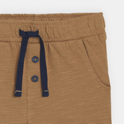 Short jersey de coton rayé...