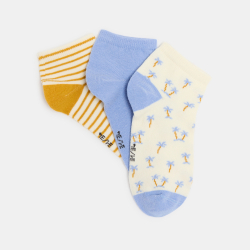 Lot de 3 paires de socquettes fantaisie Garçon