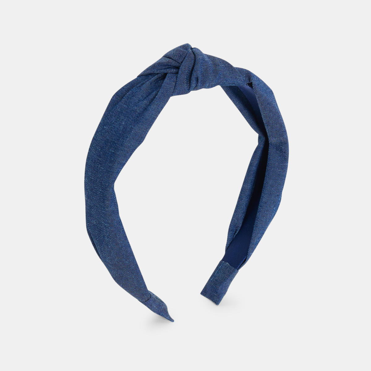 Serre-tête en denim effet noué Fille Serre-tête en denim effet noué Fille