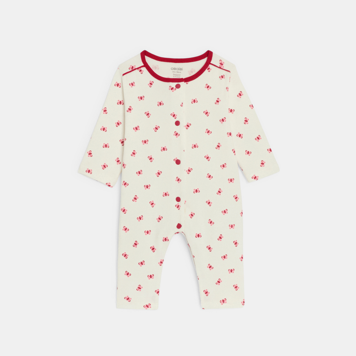 بيجاما بدون أقدام، مرسوم عليها فراشة، للطفلة الصغيرة بيجاما بدون أقدام، مرسوم عليها فراشة، للطفلة الصغيرة