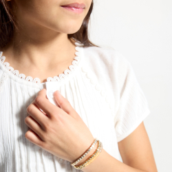 Bracelets fantaisie mauve Fille (lot de 4)