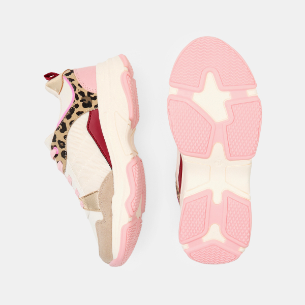 حذاء رياضي للجري برباط، وردي اللون للفتيات حذاء رياضي للجري برباط، وردي اللون للفتيات