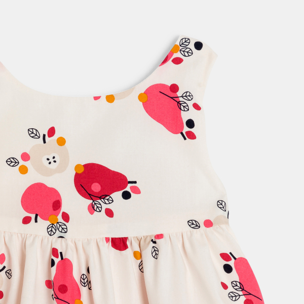 فستان بحمّالات منفوش وسروال وردي اللون للطفلة الصغيرة فستان بحمّالات منفوش وسروال وردي اللون للطفلة الصغيرة