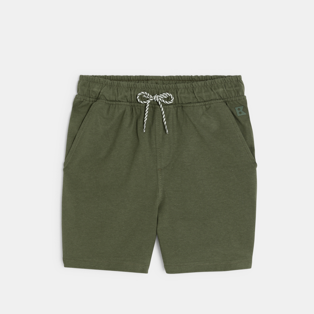 بيجاما برمودا من القطن أخضر للأولاد بيجاما برمودا من القطن أخضر للأولاد