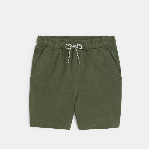 بيجاما برمودا من القطن أخضر للأولاد بيجاما برمودا من القطن أخضر للأولاد