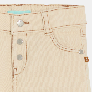 بنطلون جينز، اللون بيج، للطفل الصغير