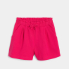 Short souple en jersey fantaisie rose Fille Short souple en jersey fantaisie rose Fille