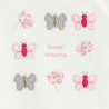Dors-bien velours papillons blanc bébé fille Dors-bien velours papillons blanc bébé fille