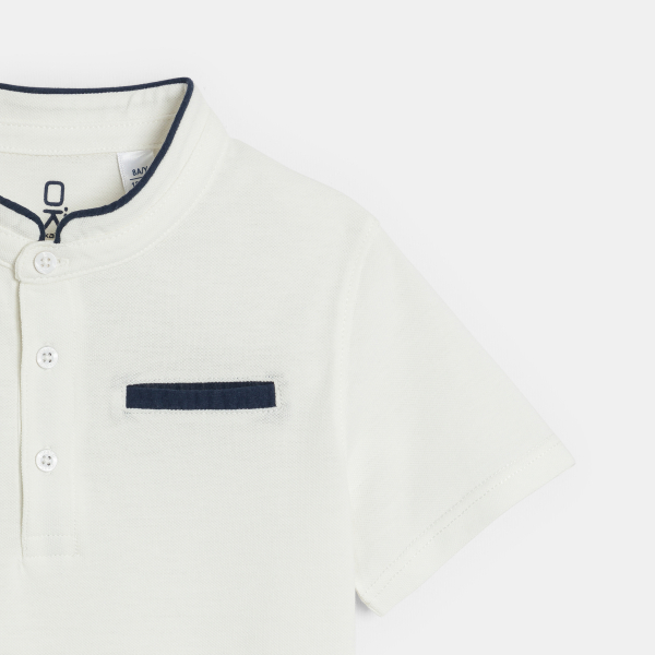 Polo manches courtes blanc Garçon Polo manches courtes blanc Garçon