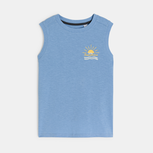 قميص داخلي أزرق فاتح عليه رسالة للأولاد قميص داخلي أزرق فاتح عليه رسالة للأولاد