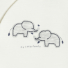 Dors-bien velours côtelé élephant blanc bébé garçon Dors-bien velours côtelé élephant blanc bébé garçon