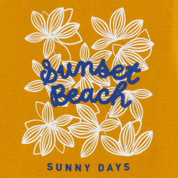 Débardeur à message jaune...