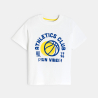 T-shirt manches courtes sportswear blanc Garçon T-shirt manches courtes sportswear blanc Garçon