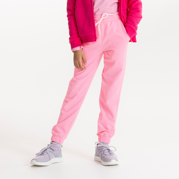 بنطلون رياضي ميلتون وردي سادة للبنات بنطلون رياضي ميلتون وردي سادة للبنات