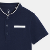 Polo manches courtes bleu marine Garçon Polo manches courtes bleu marine Garçon