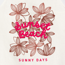 Débardeur à message blanc...