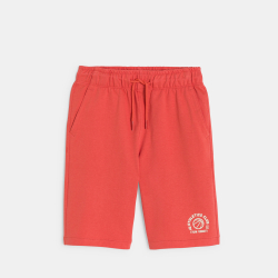 شورت برمودا أحمر للأولاد