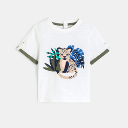 T-shirt animal vert bébé garçon