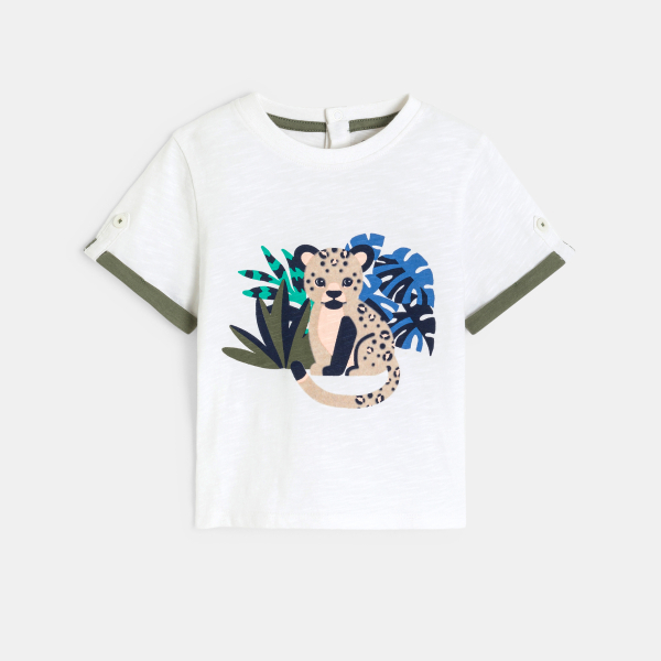 T-shirt animal vert bébé garçon T-shirt animal vert bébé garçon