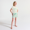 بيجاما-بشورت باللون الأخضر الباستيل قطعتين للفتيات بيجاما-بشورت باللون الأخضر الباستيل قطعتين للفتيات