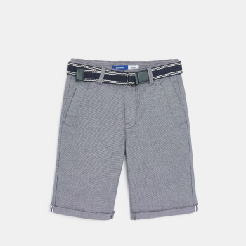 شورت برمودا تشينو بحزام فيروزي للأولاد