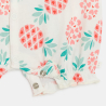 Combi courte ananas orange bébé fille Combi courte ananas orange bébé fille
