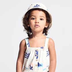 Bob réversible beige Garçon