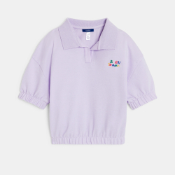 Sweat-shirt col polo...