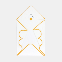 Cape de bain éponge jaune...