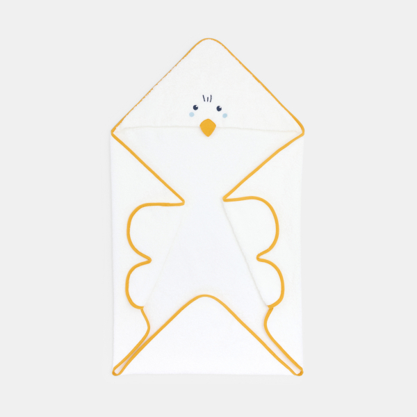 رداء استحمام من الإسفنج، أصفر اللون، للصبي حديث الولادة  رداء استحمام من الإسفنج، أصفر اللون، للصبي حديث الولادة