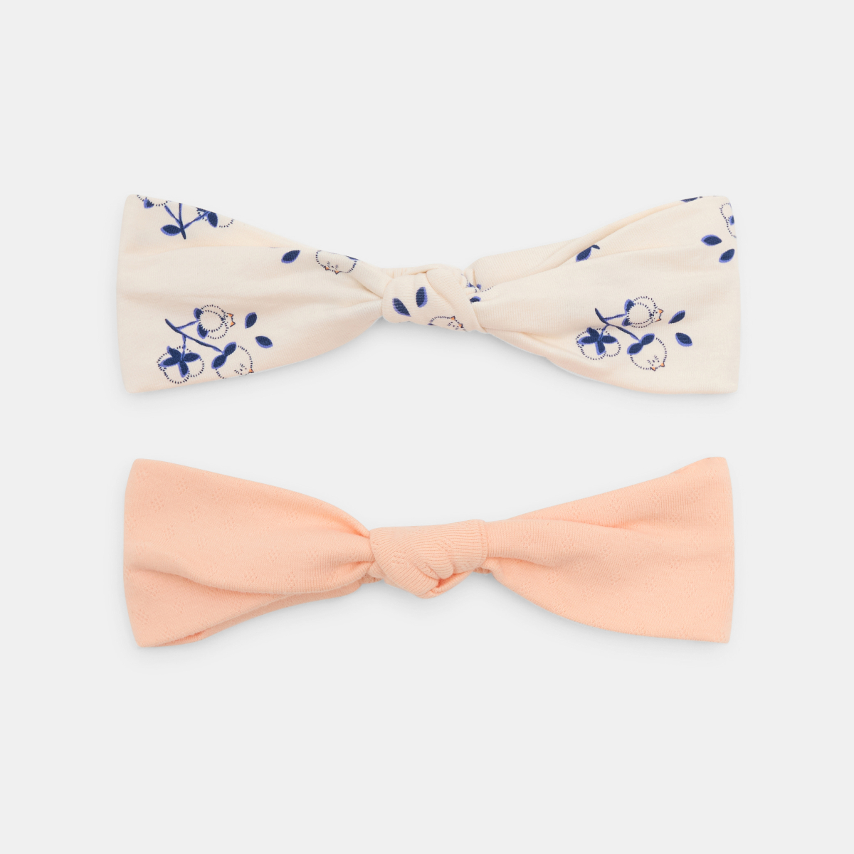 Headband nœud fantaisie rose bébé fille (lot de 2) Headband nœud fantaisie rose bébé fille (lot de 2)