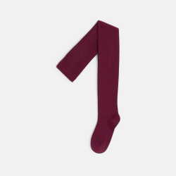 Collants en tricot côtelé fille