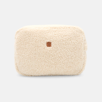 Trousse zippée moumoute rose bébé fille