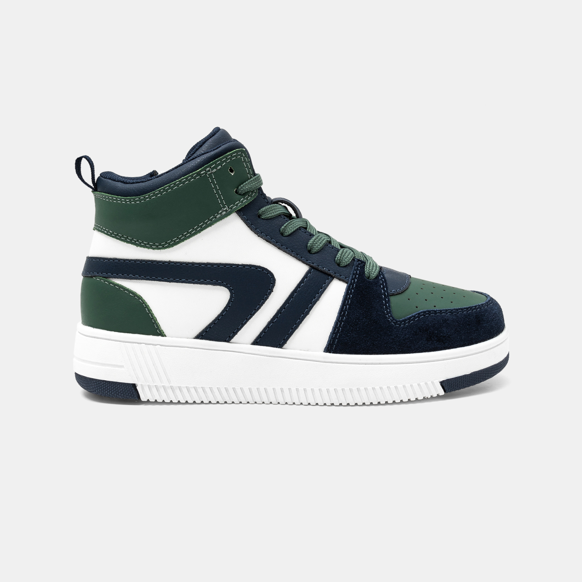 Basket street haute vert garçon Basket street haute vert garçon