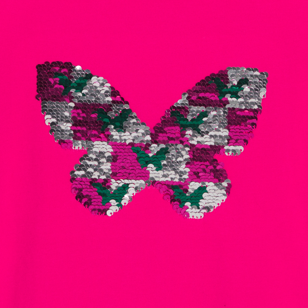 T-shirt manches longues à sequins magiques rose Fille T-shirt manches longues à sequins magiques rose Fille