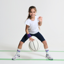 T-shirt à manches courtes volantées blanc fille