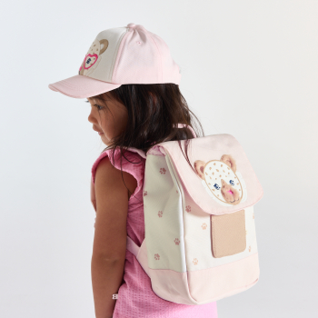 حقيبة ظهر النمر الوردي للفتيات الصغيرات