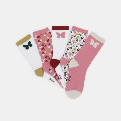 Chaussettes fantaisie Fille (par 5)