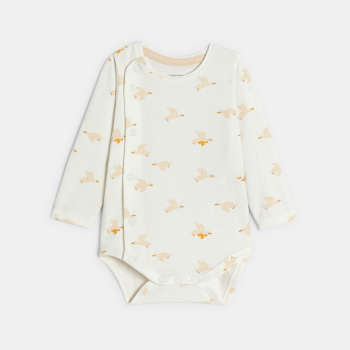 سالوبيت بقماش تريكو وبودي أزرق للصبي حديث الولادة