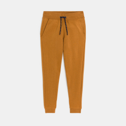 Pantalon de jogging en molleton marron Garçon