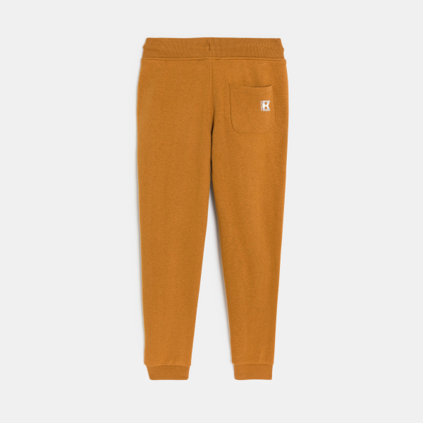Pantalon de jogging en molleton marron Garçon Pantalon de jogging en molleton marron Garçon