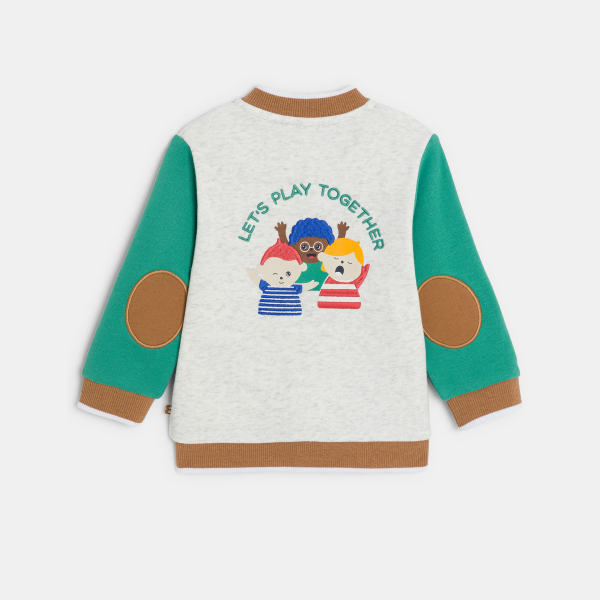 سترة تيدي من الميلتون خضراء اللون، للصبي الصغير سترة تيدي من الميلتون خضراء اللون، للصبي الصغير