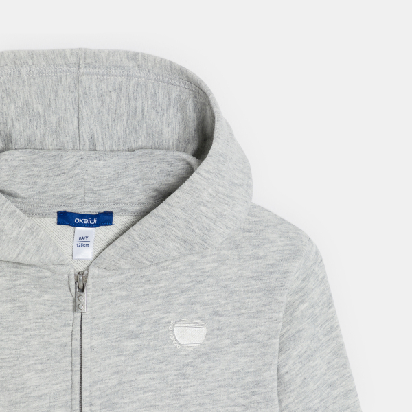 Sweat-shirt à capuche gris Fille Sweat-shirt à capuche gris Fille
