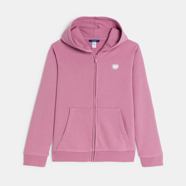 Sweat-shirt à capuche rose Fille Sweat-shirt à capuche rose Fille